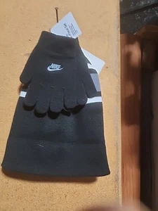 NIKE Futura Beanie Handschuhe Schnee Kinder Jugend Unisex Jungen Mütze 8-20 schwarz grau NEU - Bild 1 von 4