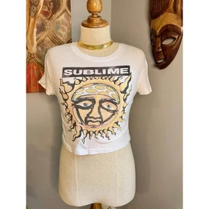 Vintage Authentic Sublime Sun Crop T-Shirt - Bild 1 von 5