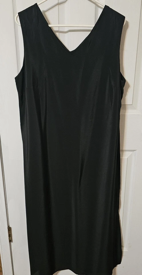 Vestido largo negro para mujer sin mangas talla 1X brujo steampunk gótico clásico Old Mone Foto 1 de 4