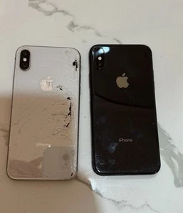 2 x APPLE IPHONE X Not Working For Parts Only - Picture 1 of 2