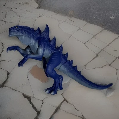 BLUE GODZILLA ANIMATED SERIES 7” JAPAN VINYL ZERO TOYS YMSF FEST EXCLUSIVE 50LTD - Image 1 of 4