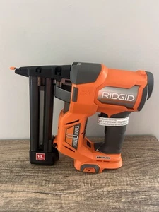 RIDGID 18V Brushless Cordless 18-Gauge 1-1/2 in. Narrow Crown Stapler tried once - Picture 1 of 3