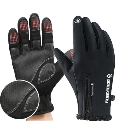 Thermal Windproof Waterproof Winter Gloves Men Women Touch Screen Warm Mittens - Image 1 of 4