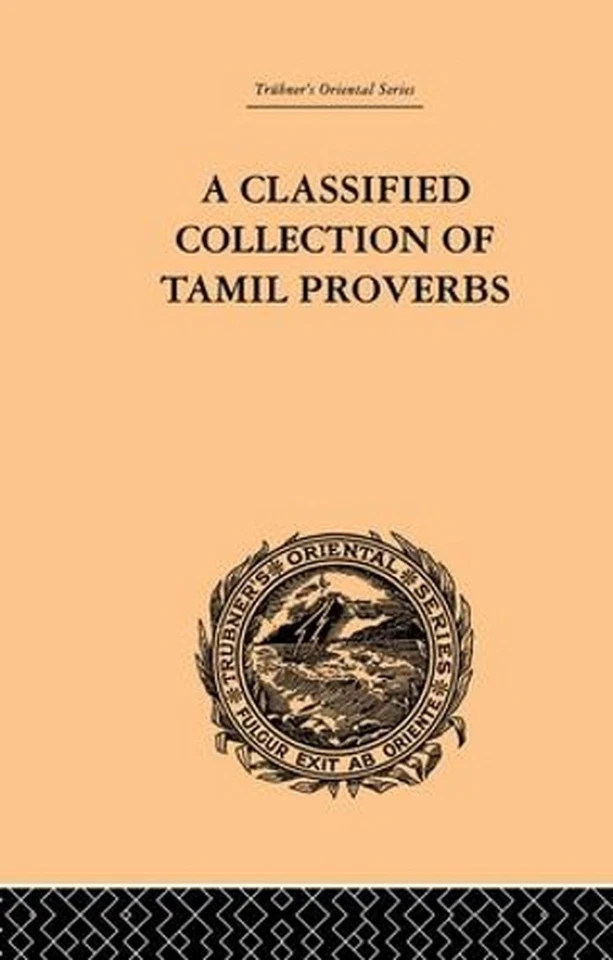 A Classical Collection of Tamil Proverbs by Herman Jensen (English) Paperback Bo - Image 1 of 1