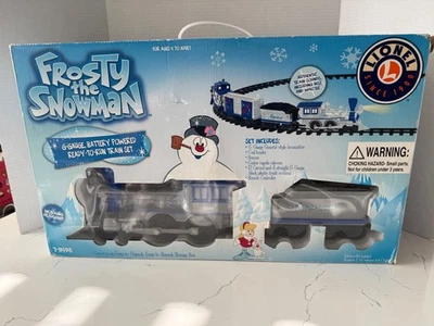 Lionel Frosty The Snowman G Gauge Battery Powered Ready To Play Train Set7-11498 - Image 1 of 4