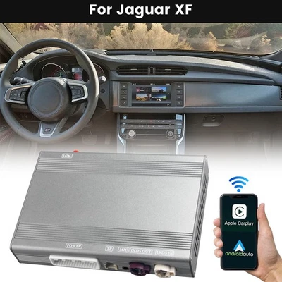 8" Wireless Carplay & Android Auto Modul Nachrüstsatz für Jaguar XF 2015–20 - Bild 1 von 4