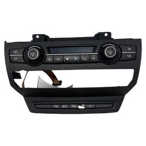 Black Front Automatic Temperature Control Fits 2007-2014 BMW X5 / X5M / X6 / X6M - Picture 1 of 5