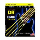 DR Hi-Def Fluo Bass-Saitensatz Jaune 040-120