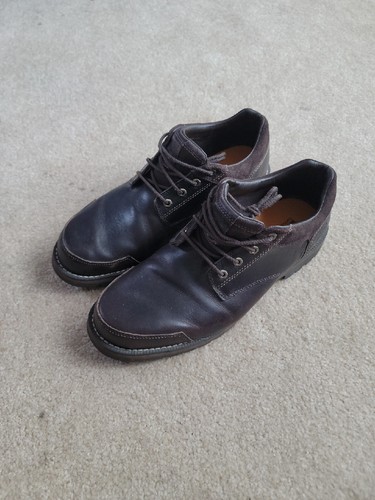 Timberland Earthkeepers Larchmont scarpa Oxford casual da uomo 12 in pelle marrone 9702A