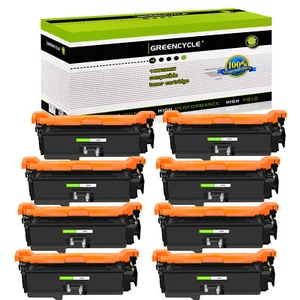 GREENCYCLE 8PK CE250X High Yield Toner Cartridge For HP LaserJet CP3520 CP3525dn - Picture 1 of 24