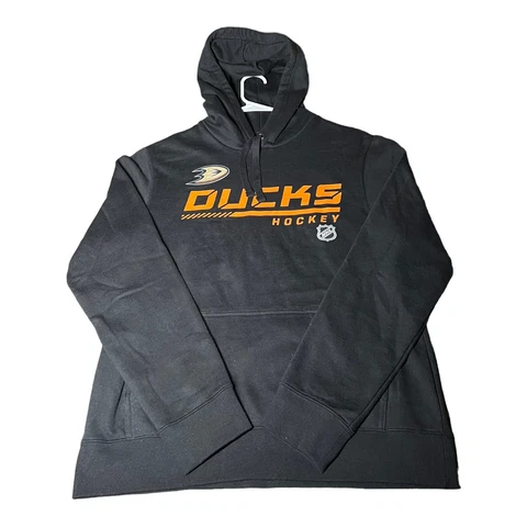Anaheim Ducks NHL Hickey Fanatic Authentic Pro Black Hoodie Men’s Size Medium Cover
