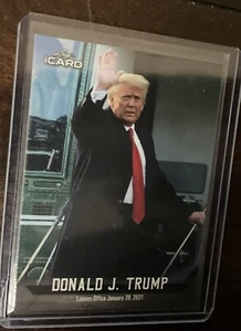 DONALD J. TRUMP DEJA EL CARGO - MAGA - TIRADA IMPRESA / #487 2021 HOJA iCARD #9 - Imagen 1 de 2