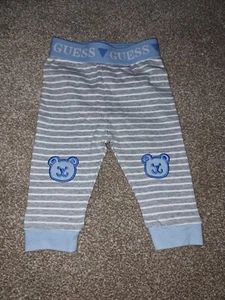 Baby Guess Blue Leggings 0-3 Months - Picture 1 of 3