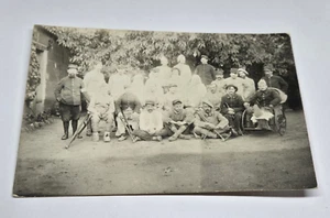WW1 ERA GREAT WAR FRENCH SOLDIERS RPPC POSTCARD - Picture 1 of 2