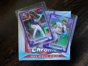 2022 Topps Chrome Update PURPLE REFRACTORS Complete Your Set You Pick/Choose!