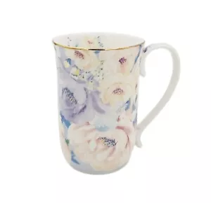 NEW Wild Floral Fine Bone China Coffee Tea Mug Cup 405cc Flower Mug - Bild 1 von 1