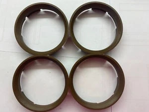 72.6 to 66.6 BRAND NEW PACK OF 4 HUB CENTRIC SPIGOT RINGS / AUDI VW BMW MERCEDES - Picture 1 of 3