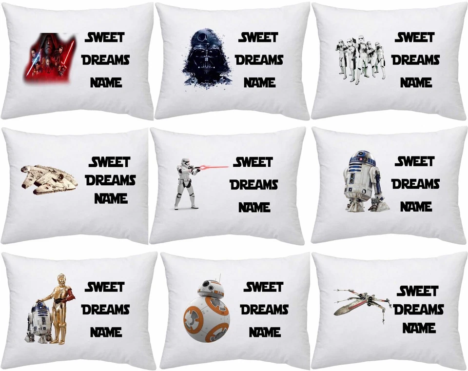 STAR WARS Personalised Pillow Case - Choice of design - Image 1 of 1