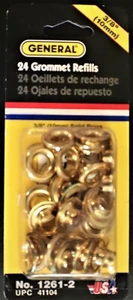 General Tools 1261-2 Grommet Refill with 24 Grommets, 3/8-Inch - Picture 1 of 1