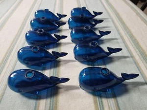 (10)Blue Whale Blow Mold Light Covers - Picture 1 of 3