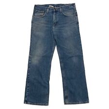 Carhartt Men's Loose Fit Straight Leg Jeans 34x30 Medium Wash Style 100066