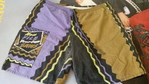bañador bermudas hombre hipster Talla L violeta marrón Verano playa piscina - Imagen 1 de 4