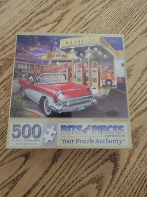 Bits Pieces Fill'er Up 500 件拼图加油站新品 — 第 1/3 张图片