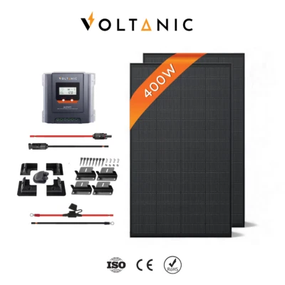 Voltanic 100W 200W 300W 400W 12V MPPT Solar Panel Kit | Motorhome/Caravan/Shed - Image 1 of 4