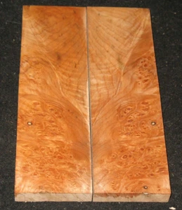 Juego de empuñaduras de cuchillo de arce Burl - Imagen 1 de 1