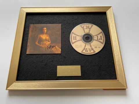 ⭐️🎶 💿 SIGNED HALSEY - IF I CAN’T HAVE LOVE, I WANT POWER FRAMED CD💿🎶⭐ Cover