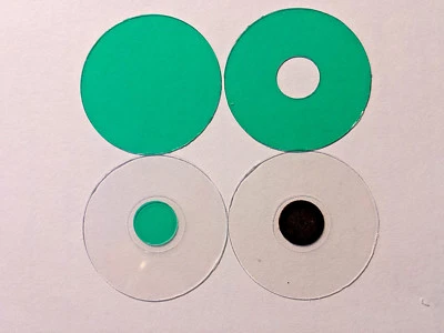 Microscopio 32 mm Mini-Rheinberg Juego de filtros verdes - ¡Ideal para comenzar o evaluar! Foto 1 de 4