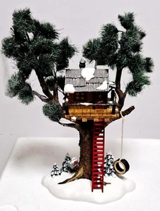 Department 56 The Original Snow Village Treetop Tree House Retired 2004 - Picture 1 of 9