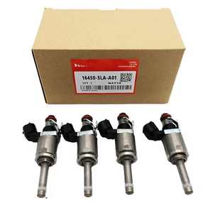 NEW 4x OEM For 13-17 Honda Accord & CR-V 2.4L I4 Fuel Injectors 16450-5LA-A01 - Picture 1 of 10