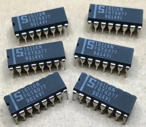 5pcs X 10116N Signetics DIP IC - Picture 1 of 2