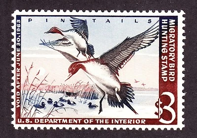 US RW29 $3 Duck Hunting Mint VF OG NH SCV $110 - Image 1 of 2