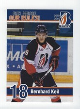 2010-11 Kamloops Blazers (WHL) Bernhard Keil