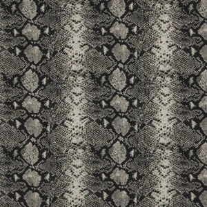 Fabric Robert Allen Beacon Hill Mia Black and White Snake Skin Silk Wool JJ20 - Picture 1 of 1