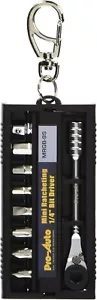 PRO-AUTO MINI RATCHET BIT DRIVER SET (-5,PH1,2,3,H4,5,6mm) MRGB-9S from Japan - Picture 1 of 6