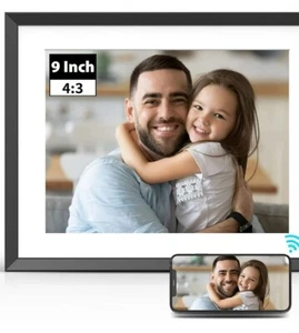 BSIMB 32GB WiFi 9,7 Zoll Digitalrahmen - Schwarz - Bild 1 von 12