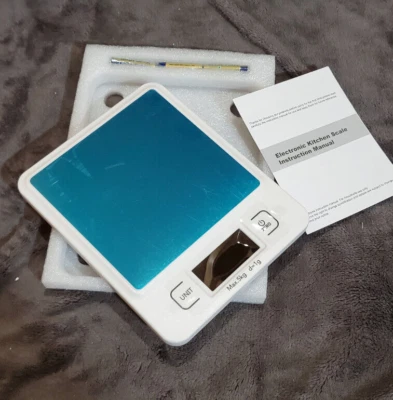 Báscula de cocina digital multifunción para alimentos 11 lb 5 kg plataforma de acero inoxidable LCD Foto 1 de 4