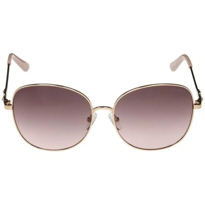Gafas de sol Guess GF6100 28Y marco redondo de metal dorado rosa 60-15-140 GF6100 LP Foto 1 de 4