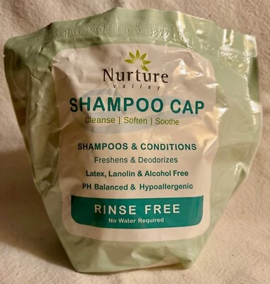 Gorra de champú sin enjuague Nurture Valley tapa de champú sin enjuague para personas mayores y cuidadores Foto 1 de 3