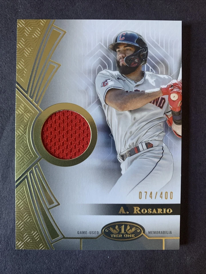 Amed Rosario Game-Worn Jersey 2023 Topps Tier One Certified /400 #T1R-ARO - Image 1 of 2