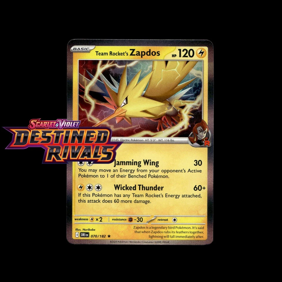 Pokemon Cards! Destined Rivals Holo/Reverse Holo EX Ultra Rare SIR Full Art Card - Image 1 of 1