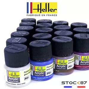 HELLER peinture maquette acrylique pot 12ml gamme complète - Afbeelding 1 van 69