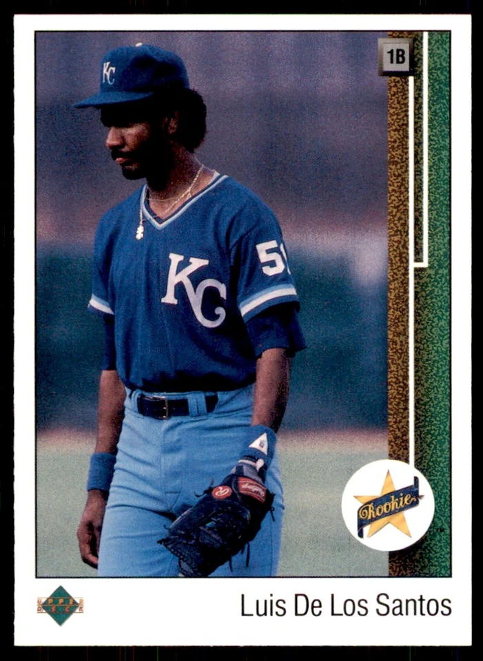 1989 Upper Deck Luis de los Santos Rookie Baseball Cards #12 - Image 1 of 2