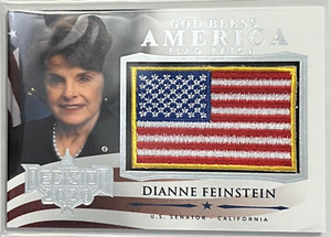 SEN.DIANNE FEINSTEIN 2020 LEAF AMERICAN FLAG PATCH CARD CALIFORNIA U.S. SENATOR