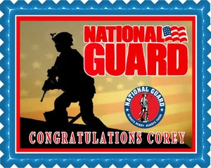National Guard - Edible Cake Topper OR Cupcake Topper, Decor - Picture 1 of 13