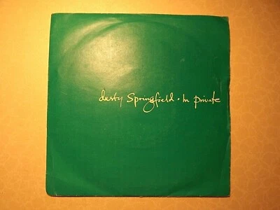 45rpm.....Dusty Springfield.......In Private.....80s Pop... - Image 1 of 2