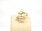 Authentic Kabana 14K Yellow Gold, Small Orca Ring Adjustable  New